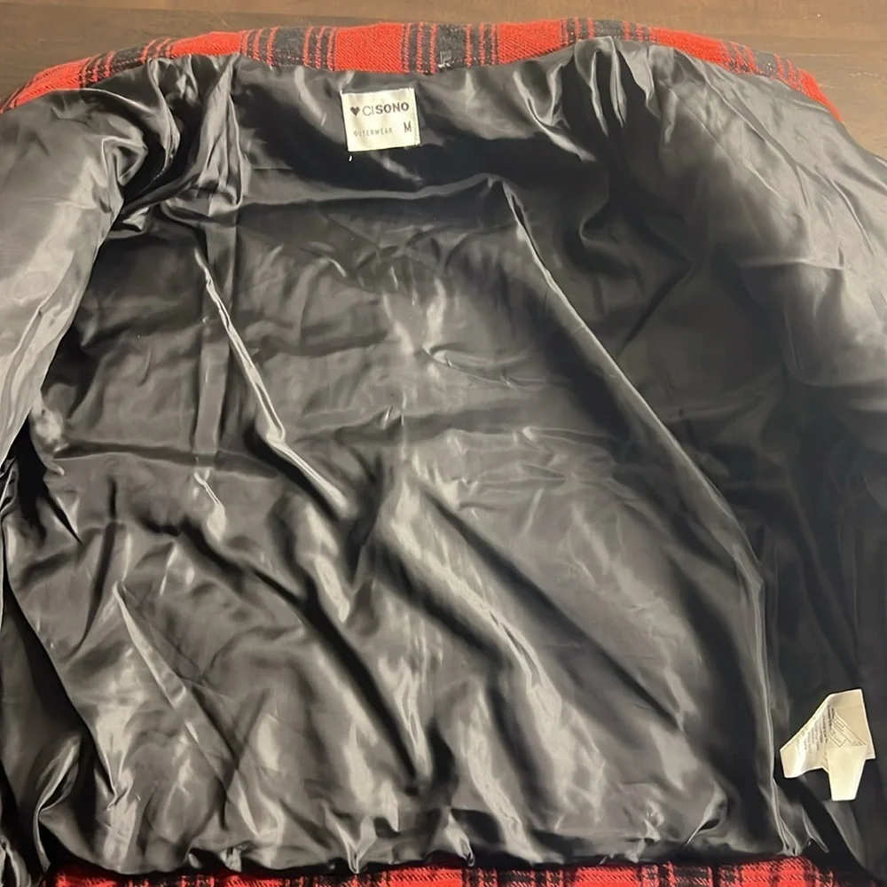 Ci Sono Los Angeles Plaid Bomber Jacket - Picture 6 of 11
